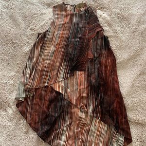 NWT BCBGMaxAzria Flowy Multicolor Top